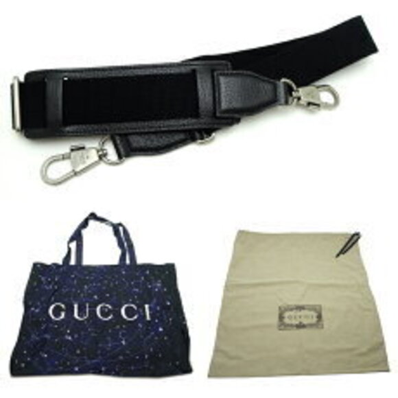 Gucci Jumbo GG Tote Bag Leather Black - Picture 9 of 9